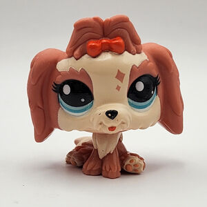 Littlest Pet Shop 2009 Generation 7 Brown Lhasa Apso Dog Mini Figure #38 [Loose]